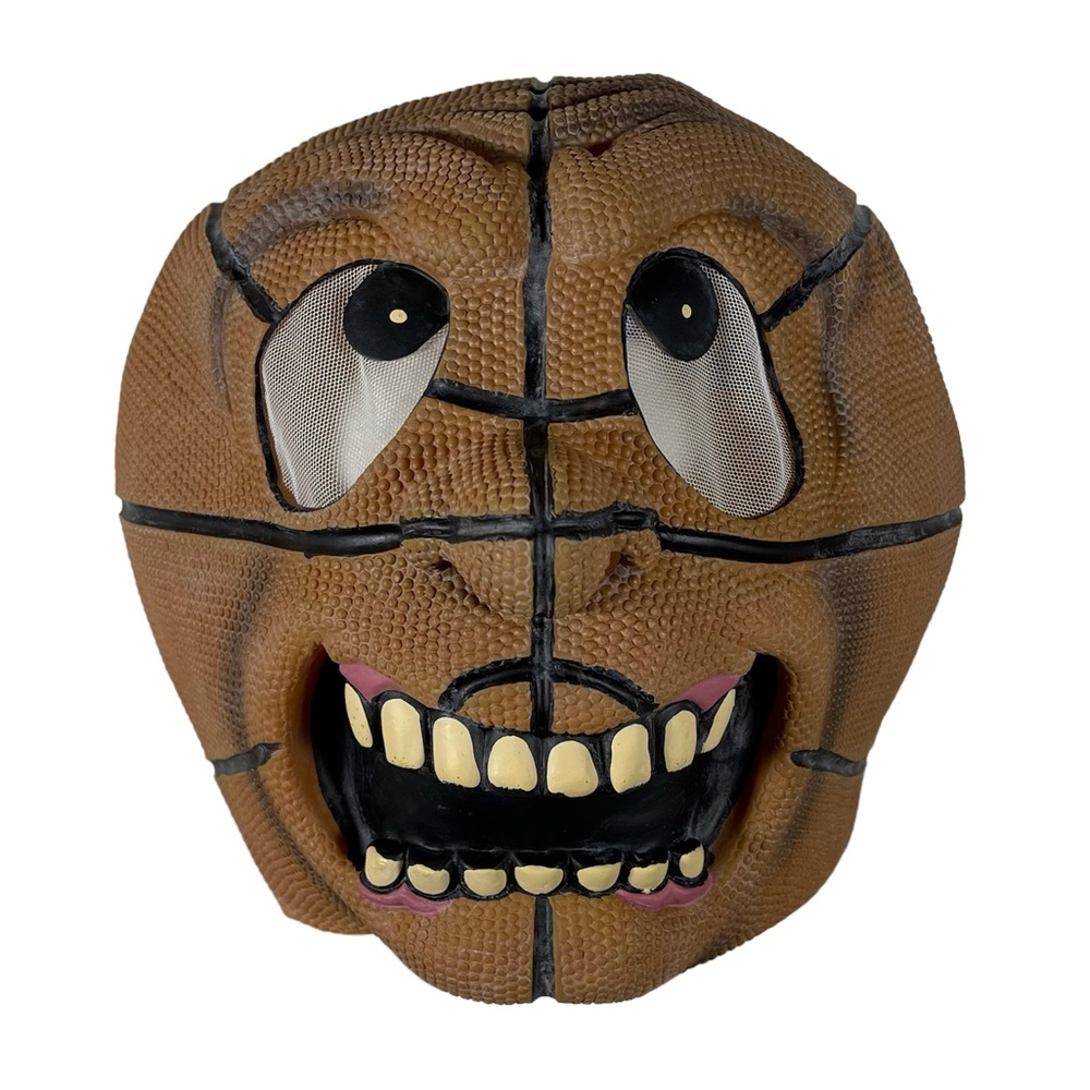 Vintage Basketball Mask Halloween Easter Unlimited Mad Balls Scary Halloween
